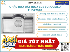 Chậu rửa bát chống xướt Eurogold EUD27848